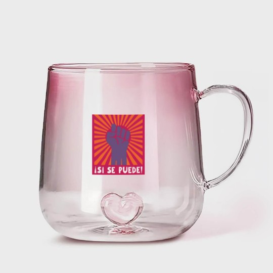 Discover si se puede Gradient Glass Mugs