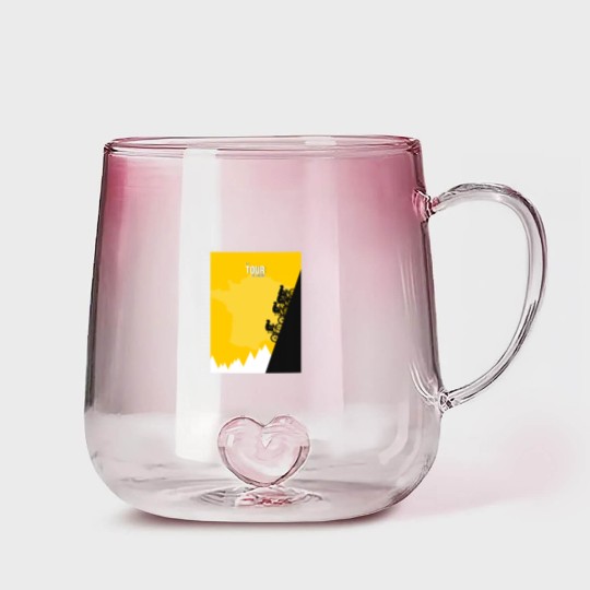 Discover Le Tour De France Gradient Glass Mugs