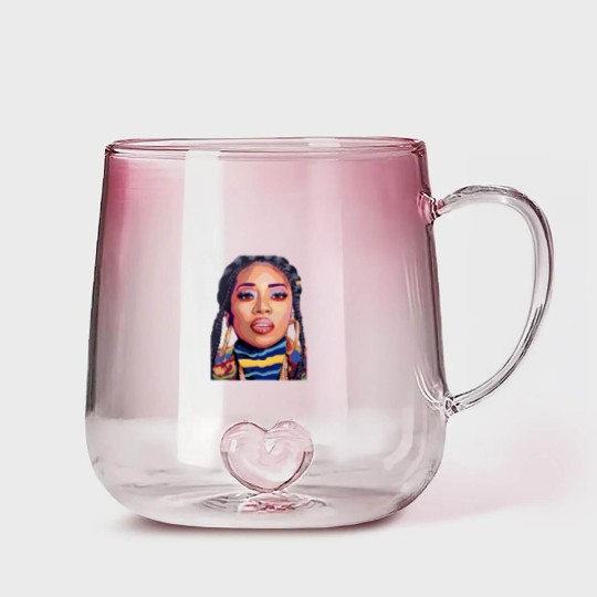 Discover Missy Elliott Gradient Glass Mugs Unisex Short Sleeve Gradient Glass Mugs
