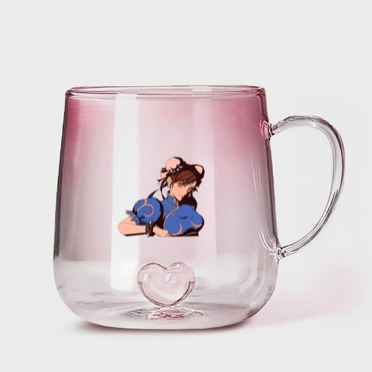 Discover Chun li Gradient Glass Mugs
