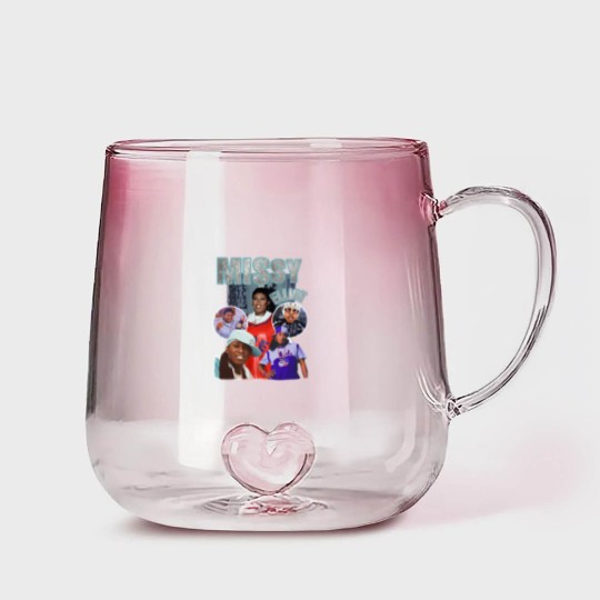Discover Custom Missy Elliot Gradient Glass Mugs Gradient Glass Mugs