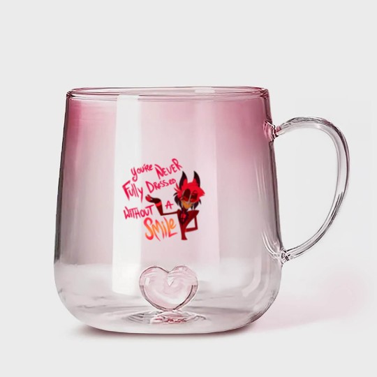 Discover Alastor  Hazbin hotel  Hazbin Hotel Gradient Glass Mugs
