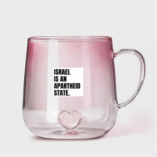 Discover Israel is an Apartheid State Gradient Glass Mugs