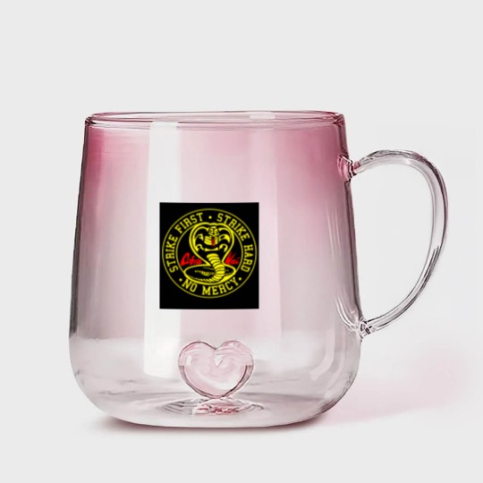 Discover Cobra Kai - Cobra Kai - Gradient Glass Mugs