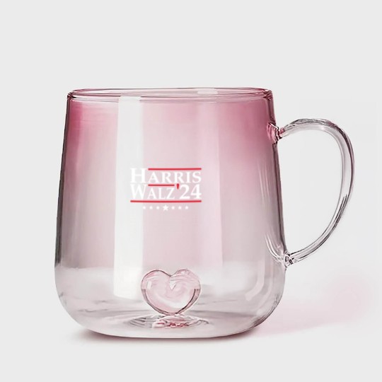 Discover Harris Walz 2024 Gradient Glass Mugs | Vote Kamala Gradient Glass Mugs | Gradient Glass Mugs | Gradient Glass Mugs
