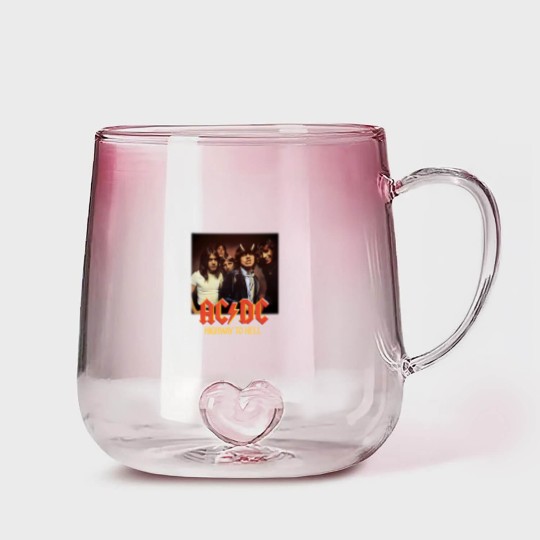 Discover Highway to Hell Power Up High Voltage Who Made Who Back in Black Gradient Glass Mugs