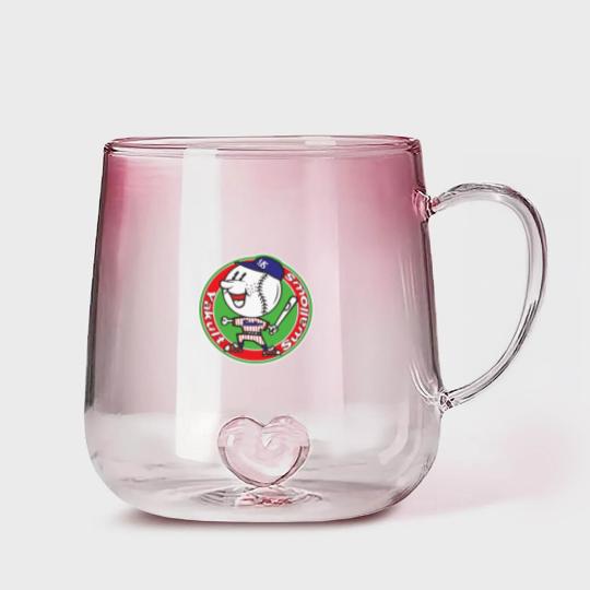 Discover Nippon Professional Baseball Yakult Swallows Retro Gradient Glass Mugs