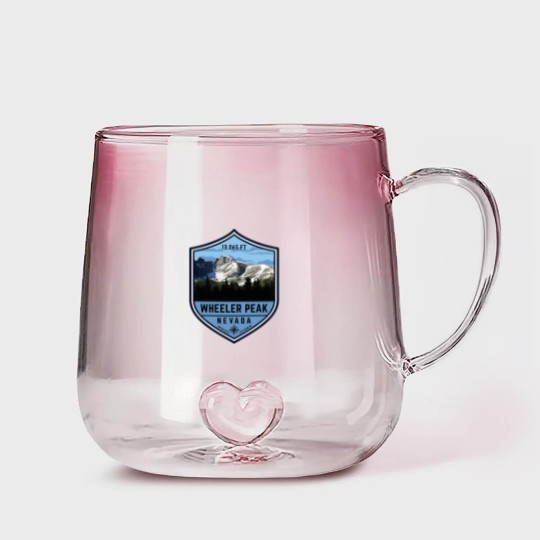 Discover Wheeler Peak In Nevada Gradient Glass Mugs