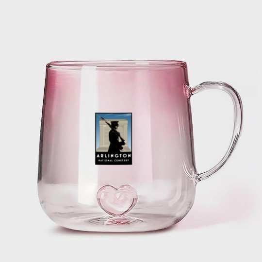Discover Arlington National Cemetery Gradient Glass Mugs