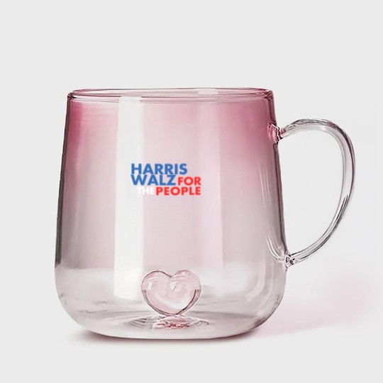 Discover Harris Walz For The People, Harris Walz , Harris Walz Gradient Glass Mugs