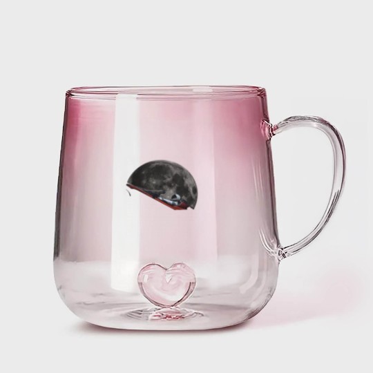 Discover Spacex Starman In Orbit Around The Moon - Spacex - Gradient Glass Mugs