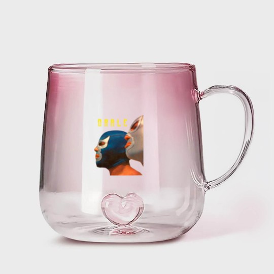 Discover ORALE Lucha Libre - Lucha Libre - Gradient Glass Mugs