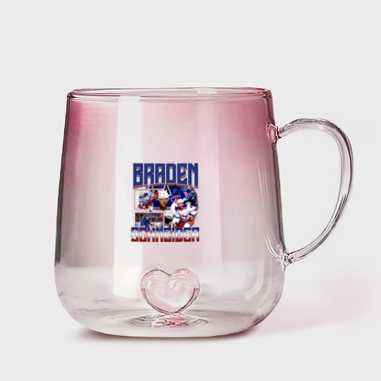 Discover Braden Schneider Gradient Glass Mugs Ice Hockey American