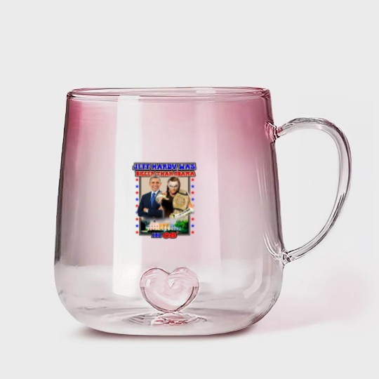 Discover Jeff Hardyy was Bigger than Obama in 08_ Gradient Glass Mugs