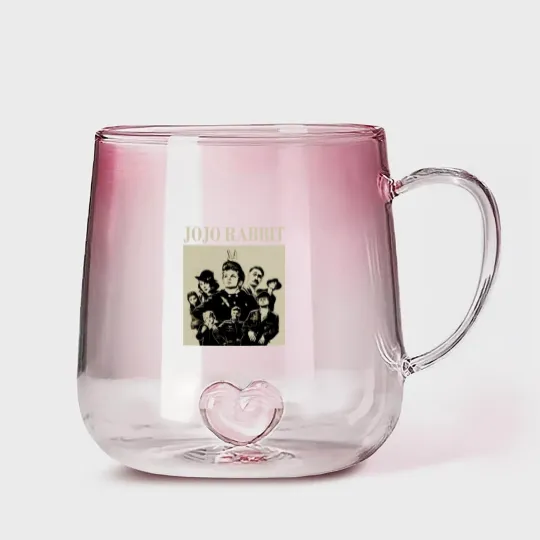 Discover Jojo Rabbit Movie Gradient Glass Mugs, Jojo Rabbit Gradient Glass Mugs, Jojo Rabbit Vintage Gradient Glass Mugs