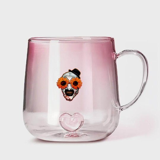 Discover Art The Clown Terrifier 2 Sunflower Sunglasses Horror Gradient Glass Mugs