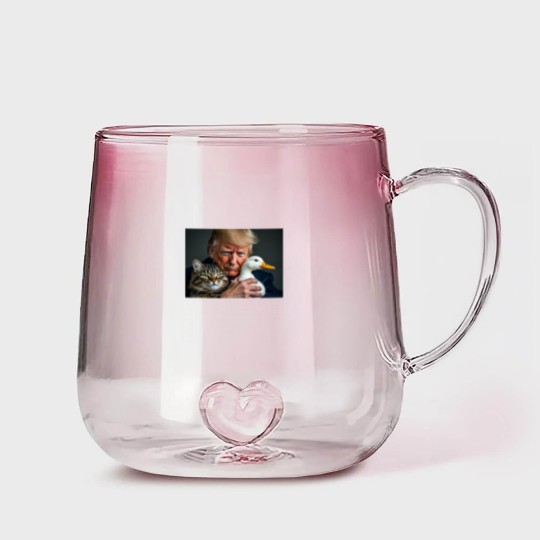 Discover Pets for Trump Gradient Glass Mugs - Protect Our Pets - Save Our Pets - Pets For Trump - Gradient Glass Mugs