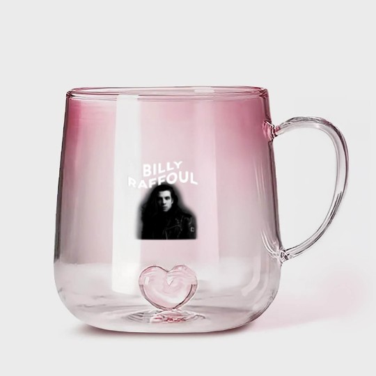 Discover Billy Raffoul retro  art cool Gradient Glass Mugs
