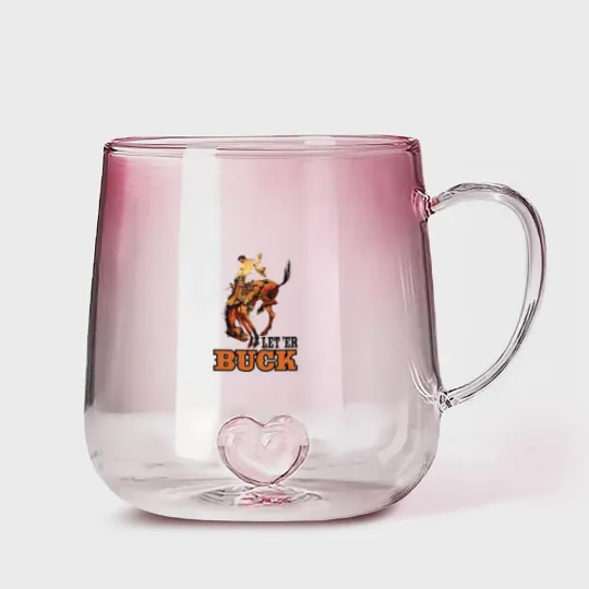 Discover Pendleton Oreon Let 'Er Buck Sticker Gradient Glass Mugs