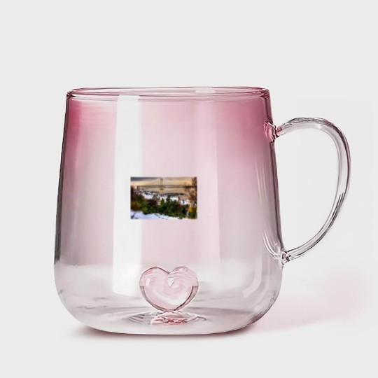Discover Queensferry Harbour and Road Bridge Gradient Glass Mugs