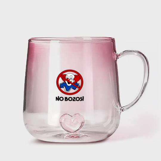 Discover NO BOZOS Gradient Glass Mugs