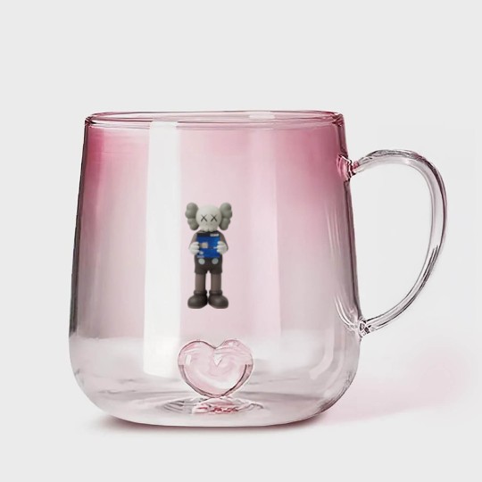 Discover kaws peanut, kaws uniqlos, kaws stuff, kaws friends, kaws summer collection 2024, peanut kaws, kaws vintages, peanut kaws, kaws jaws, kaws blue, kaws pink Gradient Glass Mugs
