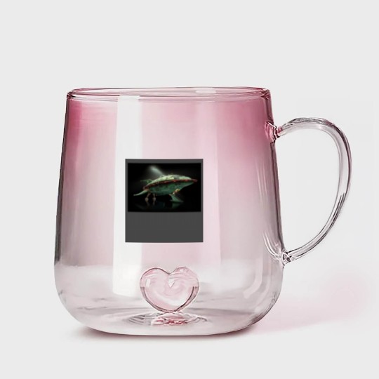 Discover Planet Express and Leela - Futurama - Gradient Glass Mugs