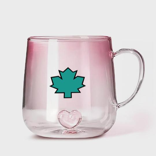 Discover Total Drama Island Owen Maple Leaf Emblem Classic Gradient Glass Mugs