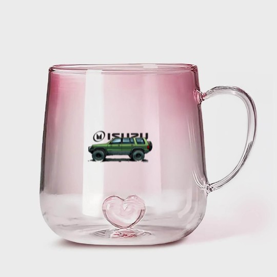 Discover 2nd Gen Isuzu Trooper - Green Gradient Glass Mugs