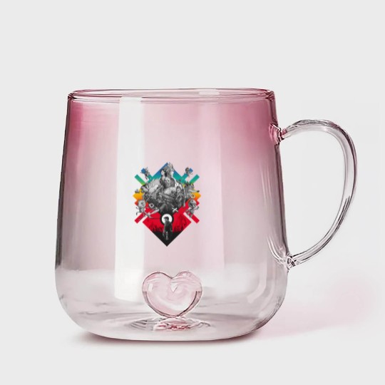 Discover Final Fantasy VII Video Game, final fantasy 7 Gradient Glass Mugs