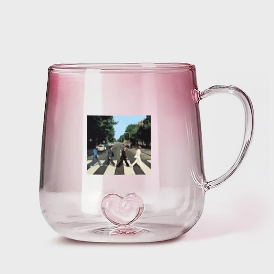 Discover Abbey Road Album Cover Gradient Glass Mugs