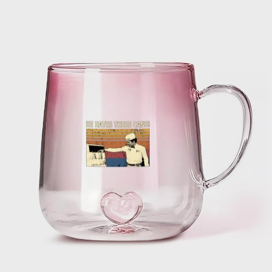 Discover The Jerk - He Hates These Cans Coffee Mug Gradient Glass Mugs