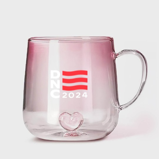 Discover DNC Democratic National Convention 2024 LOGO - Kamala Harris - Gradient Glass Mugs