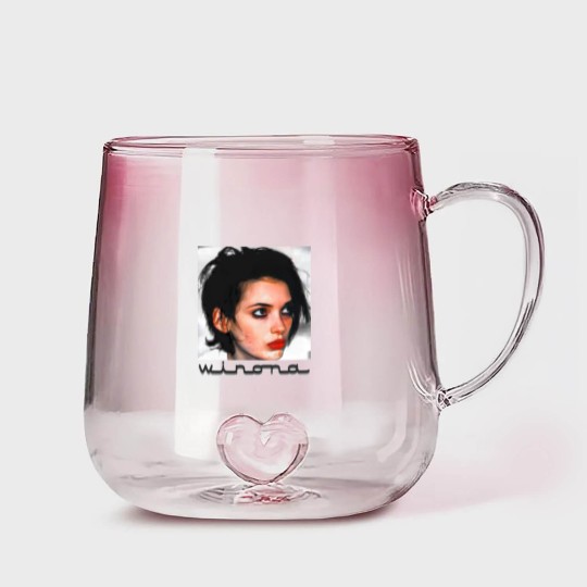 Discover Winona Ryder // Retro 90s Fan Art - Winona Ryder - Gradient Glass Mugs