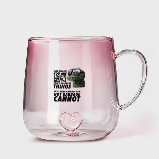 Discover Garbage Can Gradient Glass Mugs
