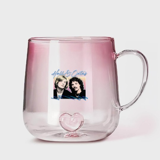 Discover Hall And Oates Gradient Glass Mugs