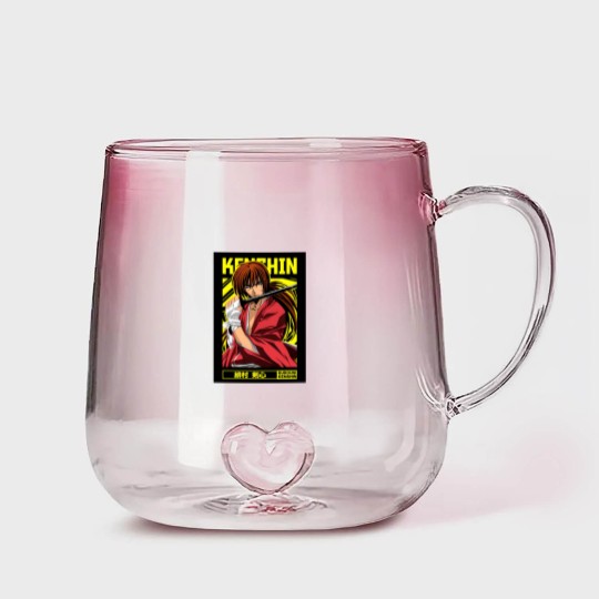 Discover Himura Kenshin = Rurouni Kenshin = Anime Gradient Glass Mugs