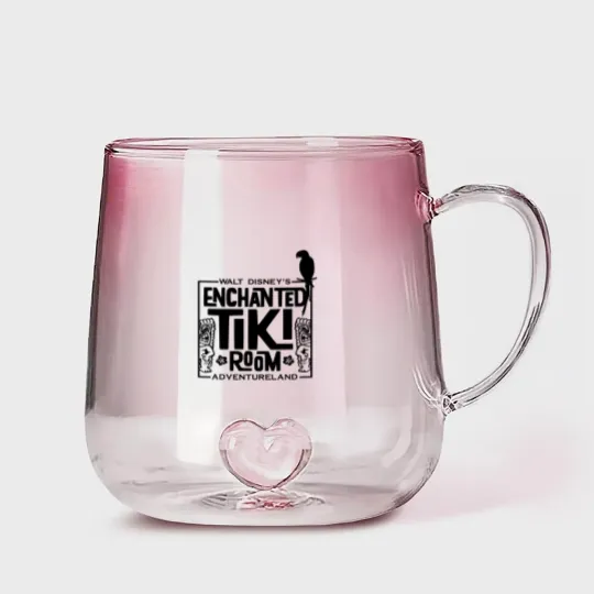 Discover Enchanted tiki room Gradient Glass Mugs / In the tiki tiki tiki room / all the birds