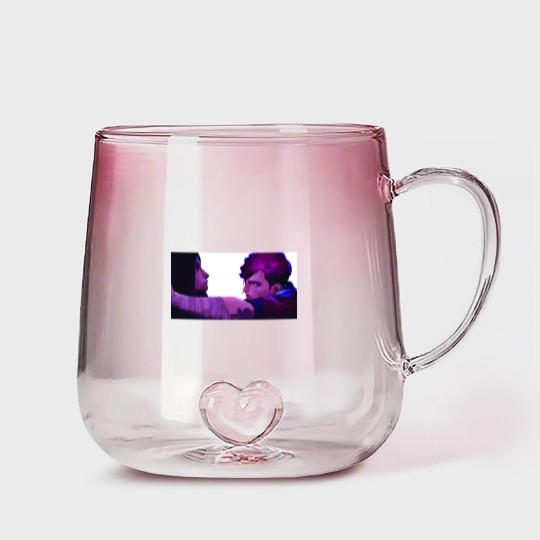 Discover Vi and Caitlyn - You're Hot Cupcake Scene - Vi And Caitlyn - Posters and Art Prints Gradient Glass Mugs