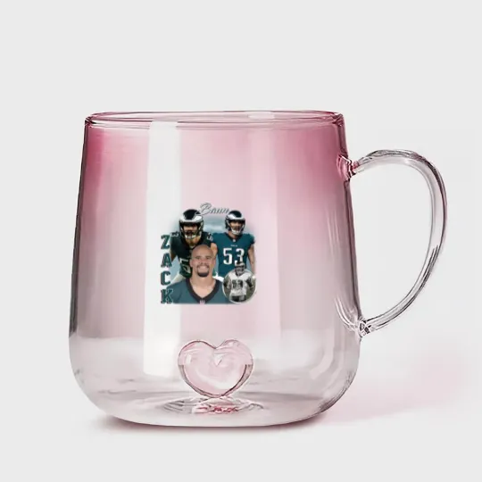 Discover Vintage 90s Graphic Style Zack Baun Gradient Glass Mugs, Zack Baun Gradient Glass Mugs, Vintage Sport Gradient Glass Mugs, Retro American Football Bootleg Gift
