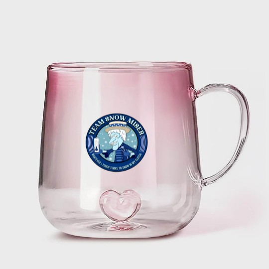 Discover Team Snow Miser - Snow Miser - Gradient Glass Mugs