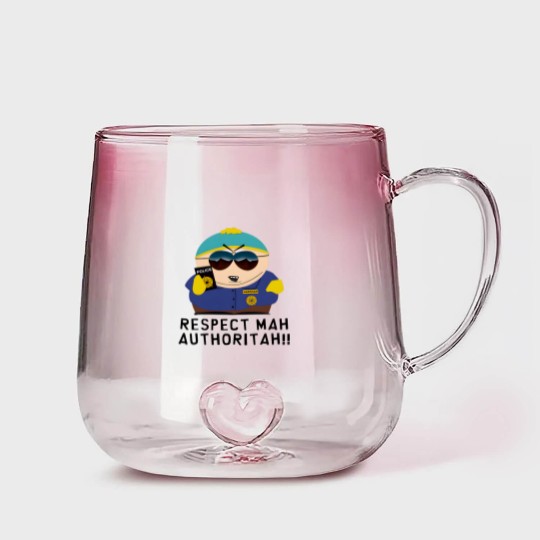 Discover RESPECT MAH AUTHORITAH! Temporary design Gradient Glass Mugs