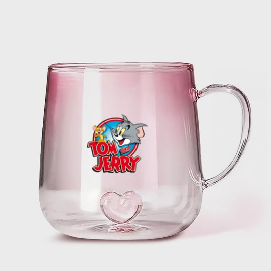 Discover Tom And Jerry Cartoon Gradient Glass Mugs