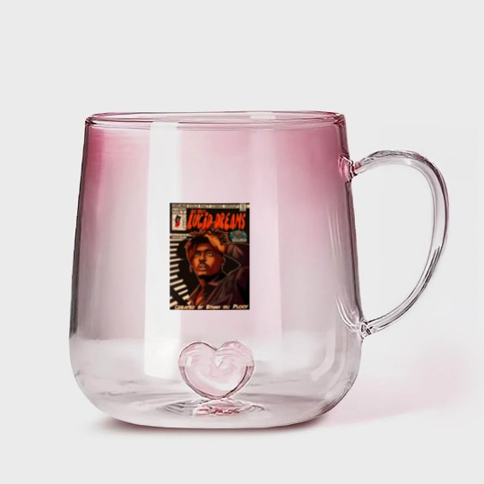 Discover Juice Wrld Gradient Glass Mugs - Lucid Dreams High Quality Gradient Glass Mugs