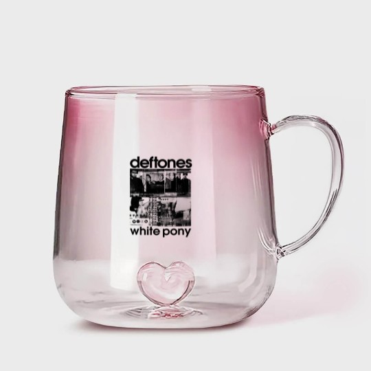 Discover Deftone ROCK BAND Gradient Glass Mugs - white pony
