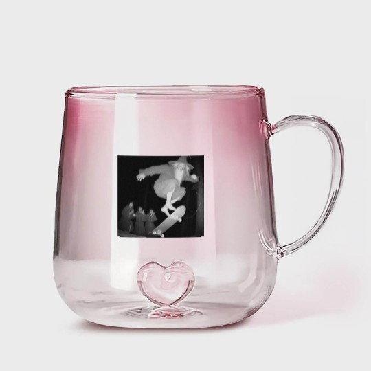 Discover Gandalf skateboarding Gradient Glass Mugs, Gandalf skating in the woods Gradient Glass Mugs
