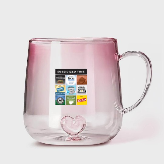 Discover Subsidized Time from Infinite Jest - Infinite Jest - Gradient Glass Mugs