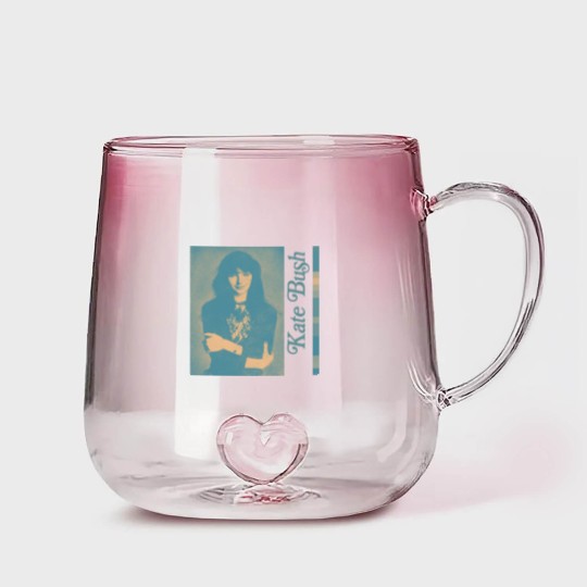 Discover Kate Bush / Retro Style FanArt - Kate Bush - Gradient Glass Mugs