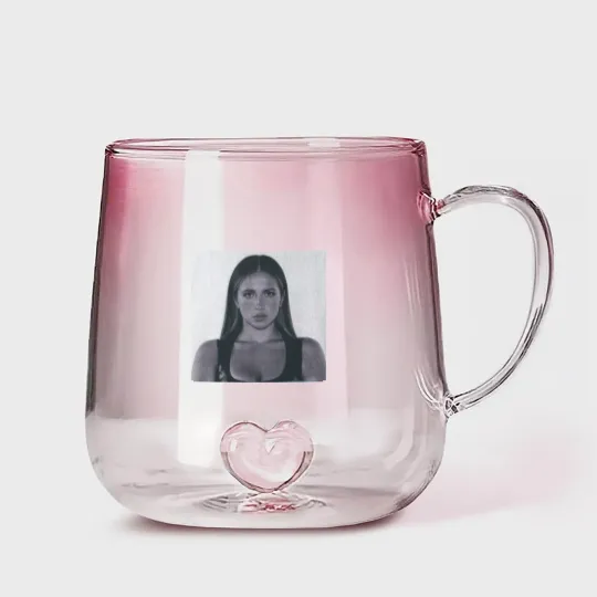 Discover Tate McRae Inspired | Unisex Gradient Glass Mugs