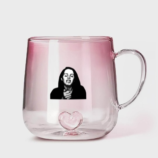 Discover 90s Lana Del Rey Vintage Classic Graphic Gradient Glass Mugs